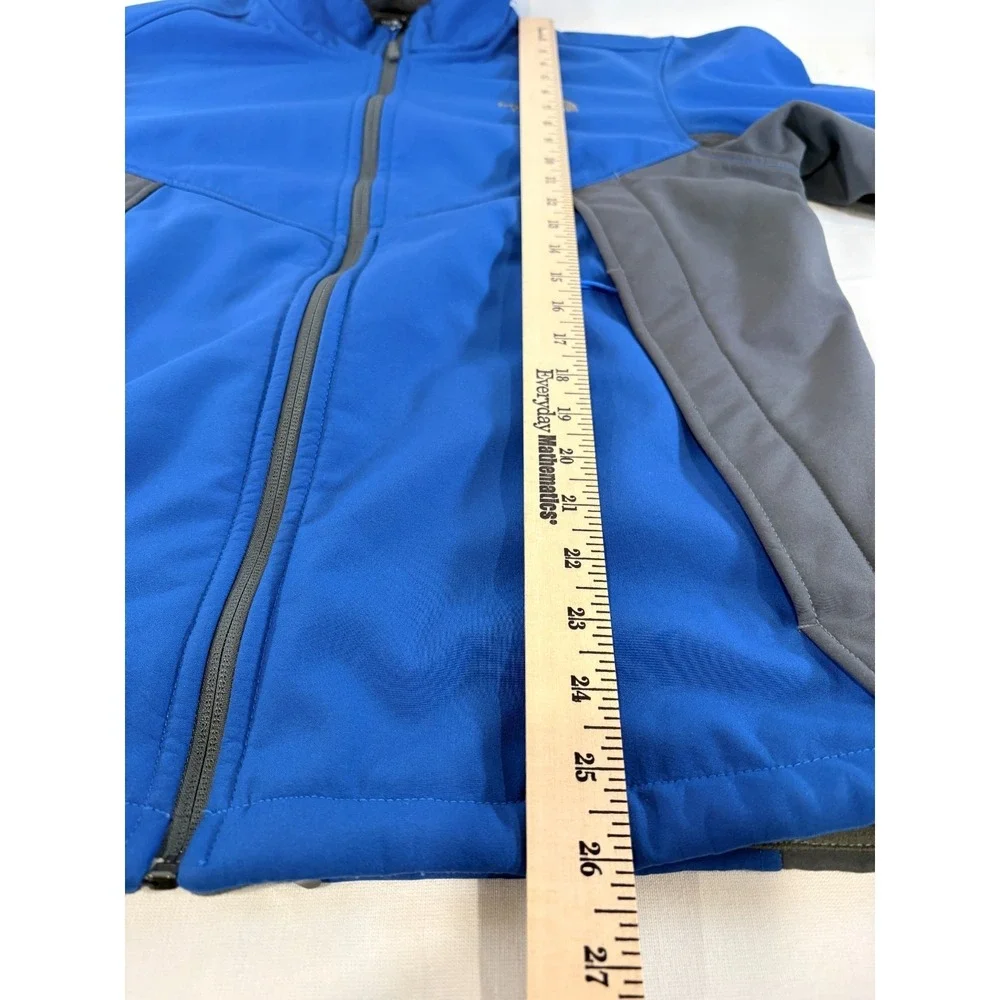 THE NORTH FACE APEX CHROMIUM Mens Medium Blue Full Zip Soft Shell Thermal Jacket